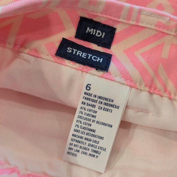 AEO 2 Pairs Midi 3.5" Inseam Stretch Shorts 6 Southwestern and Geometric - Picture 7 of 11